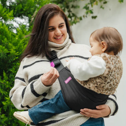 Toddler Carrier Corduroy Negro