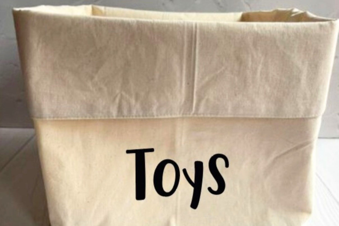 Cesto juguetero de tela - Toys