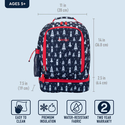 Mochila Bentgo Kids 2 en 1 - Cohete