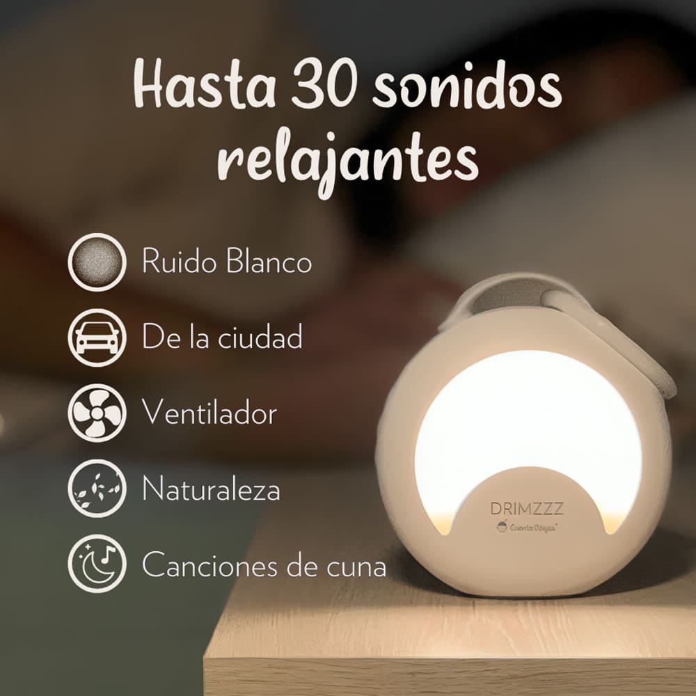 Máquina de Ruido con Luz Blanca y Roja - Drimzzz