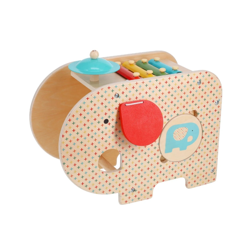 Elephant Music Toy - Instrumento de Madera 5 en 1