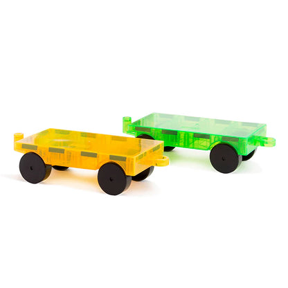 Imanix - Set Dos Carros Amarillo y Verde