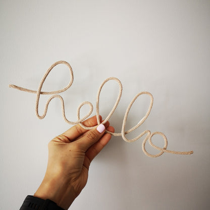 Lettering Hello