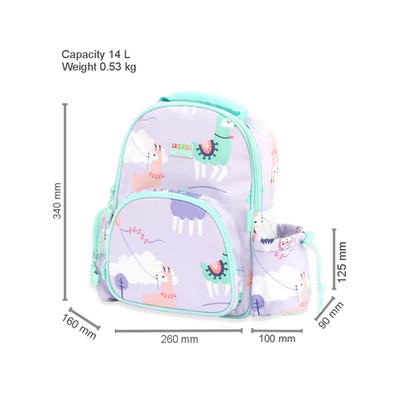 Mochila Backpack Medium - Loopy Llama