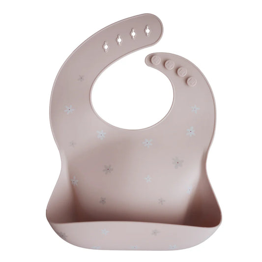 Mushie Silicone Bib - Babero de Silicona