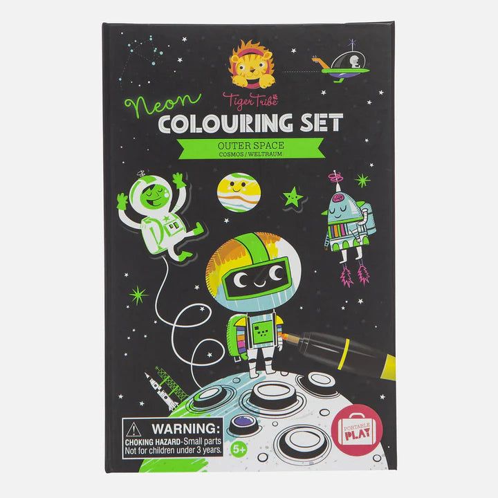 Neón Colouring Set- Outer Space