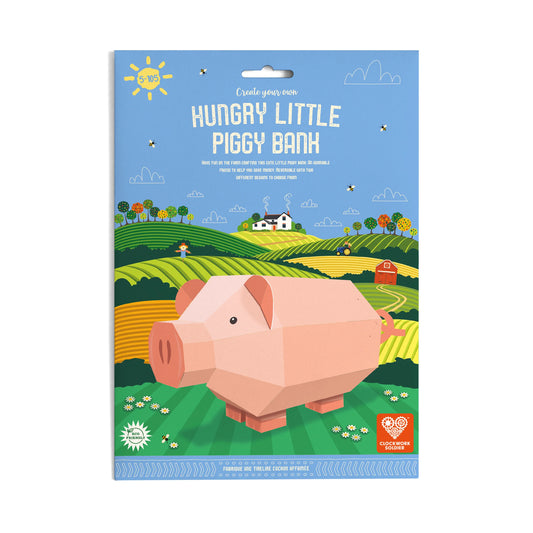 Origami armable - Hungry Little Piggy Bank