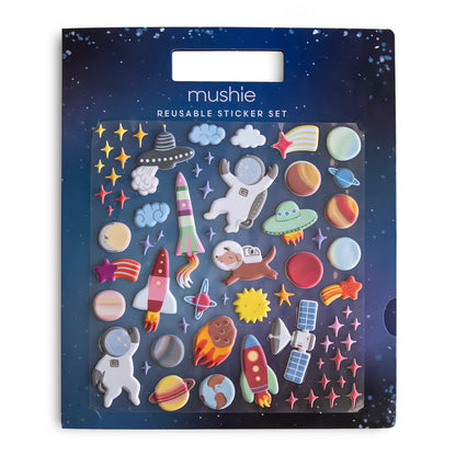 Mushie Reusable Sticker Set Space