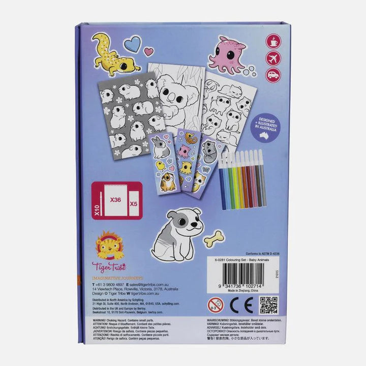 Set para Colorear - Baby Animals