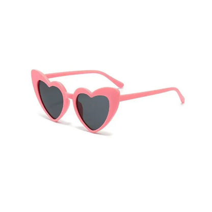 Lentes Corazón Bordes Rosado