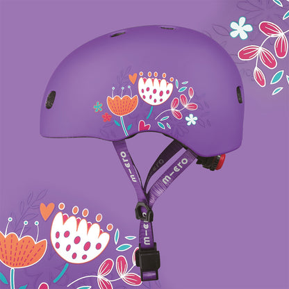 Casco Micro Floral Talla S