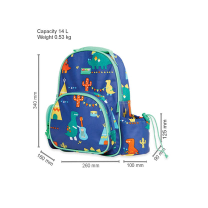 Mochila Backpack Medium - Dino Rock