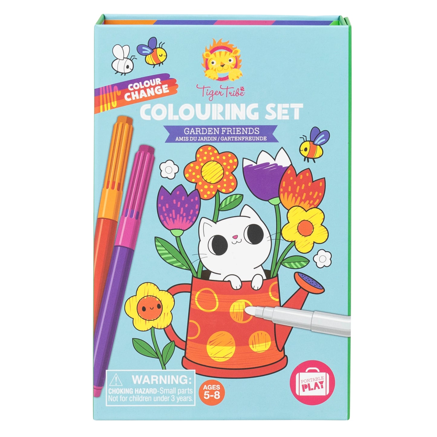 Colour Change Colouring Set Garden Friends