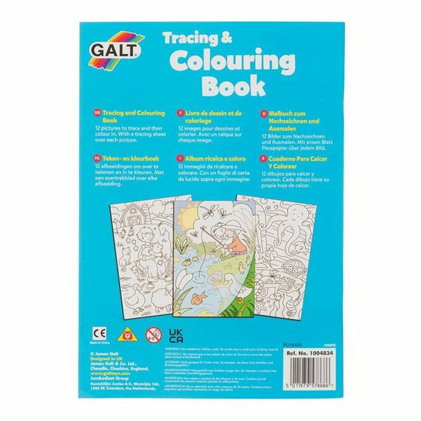 Tracing & Colouring Book